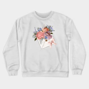 Flowers print. Romantic and beautiful Crewneck Sweatshirt